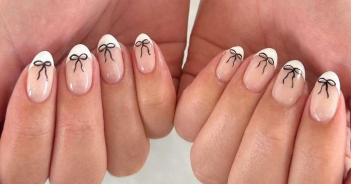 16 Bow Nail Ideas to Take to Your Subsequent Mani